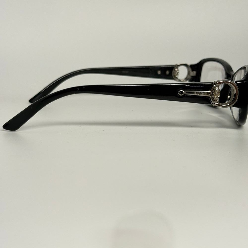 Gucci GG 320 Black Eyeglasses Frames with Crystal Horsebit Detail Italy 22809 - Picture 4 of 8